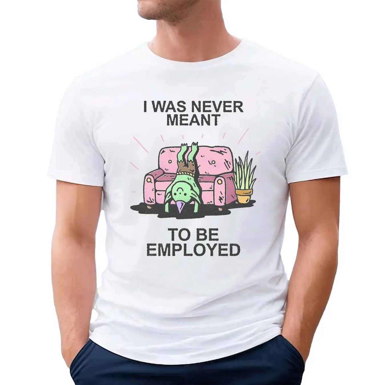 Wizard of Barge i was never meant to be employed shirt