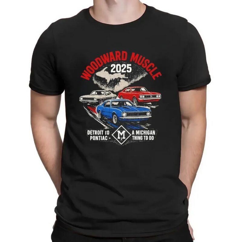 Woodward Muscle Car 2025 Detroit Pontiac Michigan Classic Ride T Shirt