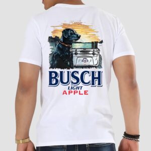 Busch Light Apple Best Friend Dog Lover T Shirt