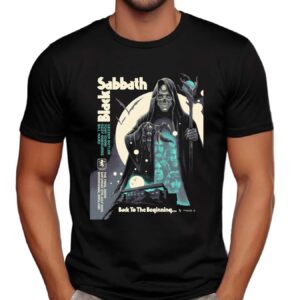 Black Sabbath The Final Show Back To The Beginning Skeleton T Shirt