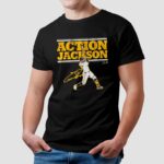 Action Jackson Chourio Milwaukee Brewers Baseball Signature T Shirt