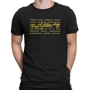 New Golden Age President Trump Celebration Promise Renewal Liberation Optimism T Shirt