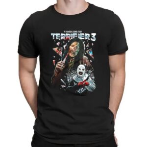 Terrifier 3 A Damien Leone Film Glass Act Horror Graphic T Shirt