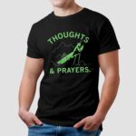 Thoughts And Prayers Mantis Graphic T Shirt