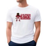 Indiana Hoosiers Hoosier The Bison Is Back Mascot T Shirt