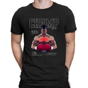 Hajime no Ippo Kamogawa Mamoru Takamura Boxer Manga T Shirt