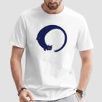 Enso cat circle t shirt