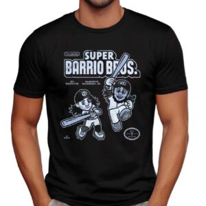 Super Barrio Bros Bo Bichette and Vladimir Guerrero Jr Toronto Baseball T Shirt