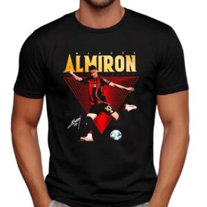 Miguel Almiron Atlanta United Fc Kicking Ball Signature T Shirt