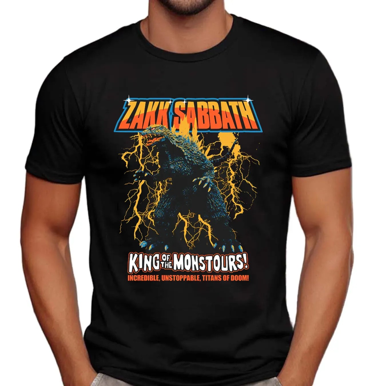 Zakk Sabbath King Of Monstours Schedule Tour Incredible Unstoppable Titans Of Doom T Shirt