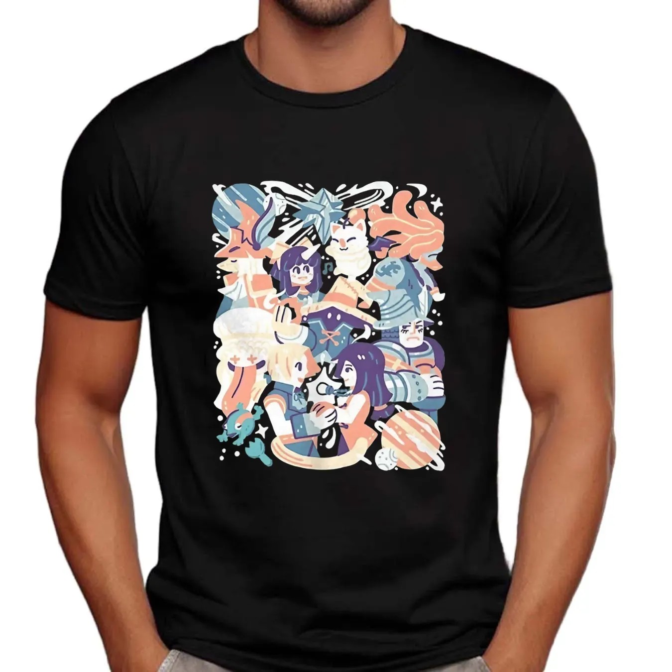 Zidane Tribal and Dagger Final Fantasy melodies of life t shirt