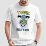 Pineapple Skull Tropic Like It’s Hot T Shirt