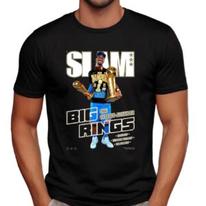 Shai Gilgeous-Alexander Oklahoma City Thunder Big Rings 2025 NBA Finals MVP SLAM Cover T Shirt