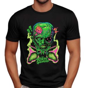 The Toxic Avenger Puke Green Fighting Machine T Shirt