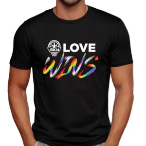 Chicago Sky Love Wins Pride Trans Logo T Shirt