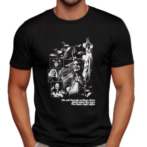 Rip Ozzy Rest In Power We Sail Through Endless Skies Stars Shine Like Eyes The Black Night Sighs T Shirt