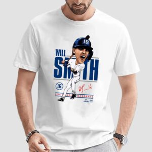 Will Smith Dodgers Caricature Signature T Shirt