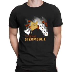The Great Stromboli Cat Cards T Shirt