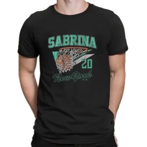 Sabrina Ionescu New York 20 Retro Swish T Shirt