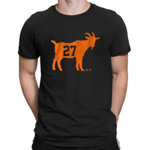 Jose Altuve Houston Astros Baseball GOAT 27 T Shirt