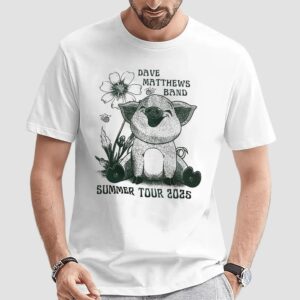 Dave Matthews Band Summer Tour 2025 Cute Pig T Shirt
