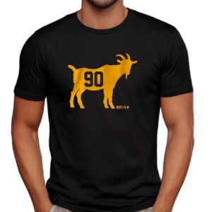 T J Watt GOAT 90 Pittsburgh Steelers T Shirt
