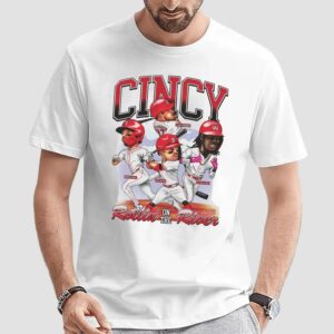 Cincinnati Baseball Rollin' On The River Catrice Bootleg T Shirt