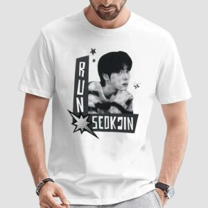 Run Seokjin Los Angeles 2025 Tour Double Sided T Shirt