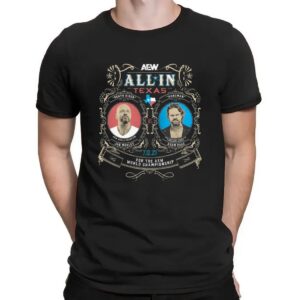 AEW All In Texas 2025 Matchup Jon Moxley Vs Hangman Adam Page World Champion T Shirt