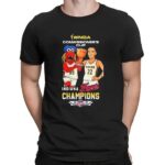 Caitlin Clark And Freddy Fever Indiana Fever WNBA Commissioner's Cup Champions 2025 Mascot T Shirt