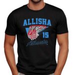 Allisha Gray Retro Swish Atlanta 15 T Shirt