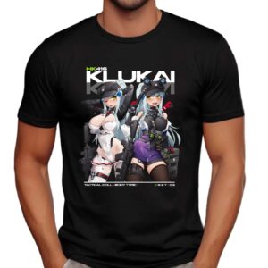 HK416 KLUKAI Tactical Doll Anime Girl T Shirt