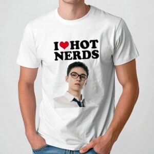 Vernon I Heart Hot Nerds T Shirt