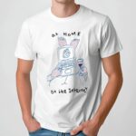 At Home On The Internet Laptop And Wine Meme T Shirt