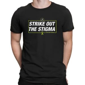 Spencer Schwellenbach Strike Out The Stigma Atlanta Braves Mental Health Awareness T Shirt