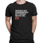 Heroes Get Remembered But Rynos Never Die 23 Ryne Sandberg T Shirt