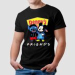 Stitch And Mickey Mouse Denny’s Friends Parody T Shirt