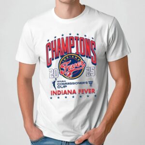 Champion Indiana Fever WNBA Commissioner’s Cup 2025 T Shirt