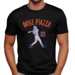 Mike Piazza Slugger Swing Baseball Player T Shirt