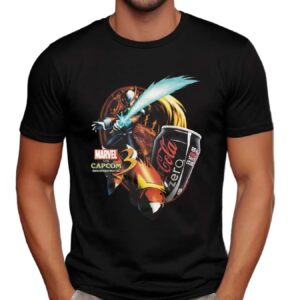 Zero Marvel Vs Capcom 3 Fate Of Two Worlds Coca Cola Zero Mashup T Shirt