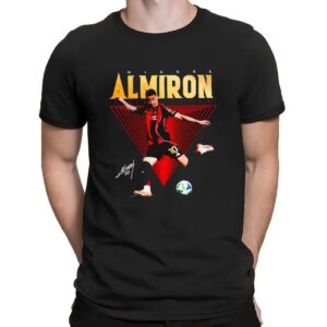 Miguel Almiron Atlanta United Fc Kicking Ball Signature T Shirt