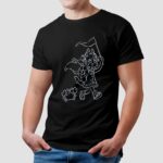 Sameko Saba Vtuber Flag and Crab T Shirt
