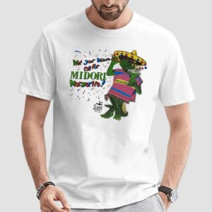 Midori Wet Your Whistle Call For Midori Margarita Lizard Iggy T Shirt