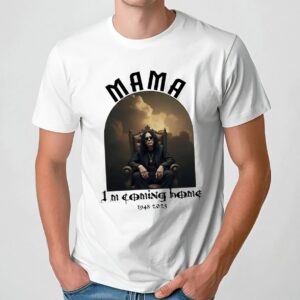 Mama I’m Coming Home Ozzy Osbourne RIP 1948 2025 Throne T Shirt