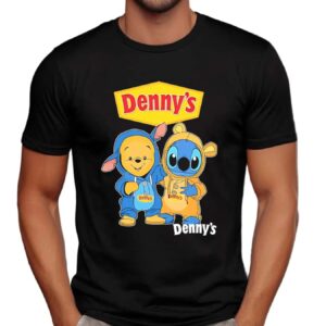 Denny’s Pooh And Stitch Friends Cosplay T Shirt