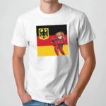 Asuka Langley German Flag Neon Genesis Evangelion T Shirt