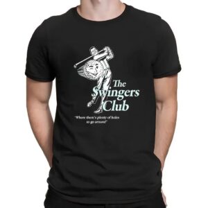 Danny Duncan The Swingers Club Where There’s Plenty Of Holes To Go Around Golf Hit Ball T Shirt