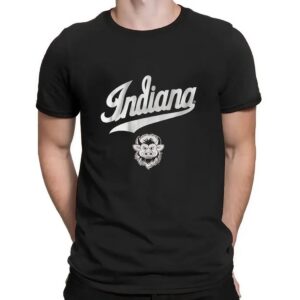 Indiana Hoosiers Mascot Script Logo T Shirt