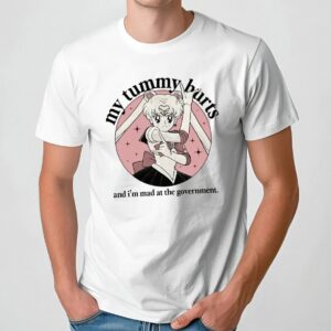 Sailor Moon My Tummy Hurts And I'm Mad At The Government T Shirt