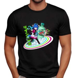 Twin Turbo Uma Musume Mountain Dew Baja Blast Mashup T Shirt